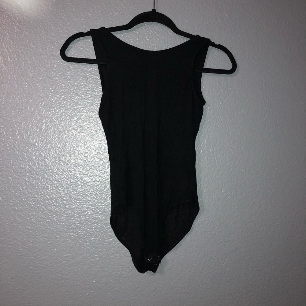 Ribbed low back body suit